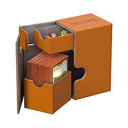 Ultimate Guard - Flip'n'Tray Deck Case 80+ taille standard XenoSkin Orange 