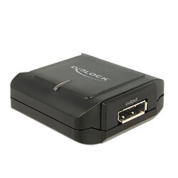 DeLOCK 11464 adaptateur et connecteur de câbles Displayport 20 pin, DC 5V Displayport 20 pin Noir 