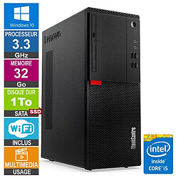 Lenovo M710T i5-6400 3.30GHz 32Go/1To SSD Wifi W10 - Reconditionné