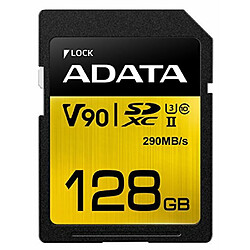 ADATA Carte mémoire SDXC Premier One 128 Go UHS-II U3 Classe 10 V90