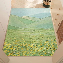 LUUCOZK Tapis de porte d'entrée antidérapants pour entrée intérieure - Motif 6-100x120cm