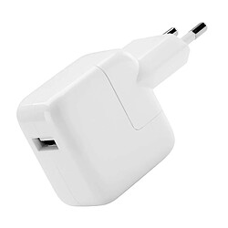 Apple Chargeur Adaptateur Secteur USB 12W Compatible iPod iPad IPhone d'Origine Blanc