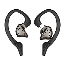 Universal Casque Bluetooth Casque de sport sans fil TWS Bluetooth 5.0 Casque d'oreille Crochet d'oreille Fonctionnement de bouchons d'écoute stéréo avec microphone Casque d'écoute étanche pas cher