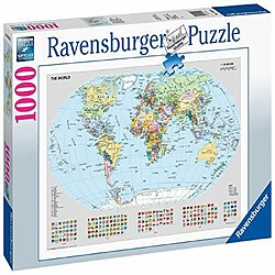 Ravensburger 15652 carte du monde politique - Puzzle 1000 piAces