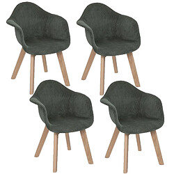 Toilinux Lot de 4 Chaises pour enfant Lena avec Accoudoirs - Rose Toilinux - Lot de 4 Chaises pour enfant Lena avec Accoudoirs - Rose - Scandinave