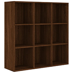 vidaXL Armoire à livres chêne marron 98x29x97,5 cm