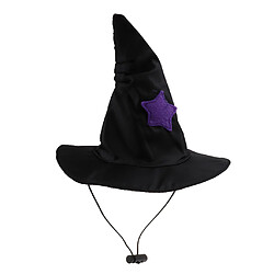 Magic Funny Halloween Pet Cat Petit Chapeau de chien avec Star Costume Pet Supplies Noir pas cher