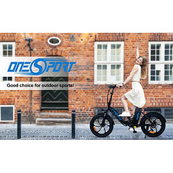 Acheter Onesport Vélo électrique BK6 Moteur 48V 350W Batterie 10Ah - Noir