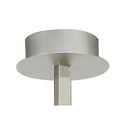 Acheter Luminaire Center Semi Plafonnier Nur 30W LED 3000K, 2400lm, Dimmable argent/acrylique givré/chrome poli