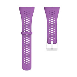 Wewoo Bracelet pour montre connectée Dragonne Sport en silicone POLAR M400 / M430 Violet