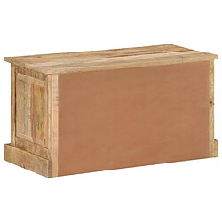 Avis Maison Chic Banc de rangement | Meuble de rangement d'Entrée | Coffres d'Intérieur de chaussures 85x40x45 cm Bois de manguier -MN45413