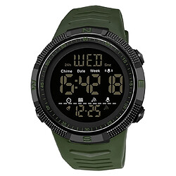 Universal Montre militaire à la mode 50 mètres montre sportive imperméable Montre électronique pour homme 6014 | Montre numérique (vert)