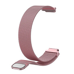 Avis Wewoo Bracelet pour montre connectée milanaise Garmin Forerunner 235 26cm Rose