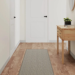 vidaXL Tapis de couloir aspect sisal argenté 50x250 cm