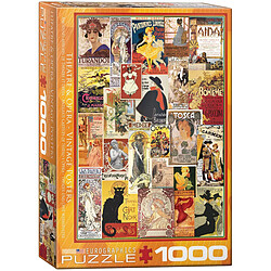 Eurographics 6000?2 374,9 cm Opéra Théâtre Collage Vintage Puzzle (Lot de 1000)