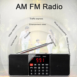 Universal TR602 radio Bluetooth AM FM stéréo récepteur radio portable avec lecteur MP3 sans fil haut-parleur support carte TF minuteur de sommeil