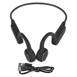 Universal Casque à conduction osseuse Bluetooth5.0 IP56 étanche à la poussière écouteurs de sport sans fil avec micro intégré pour la randonnée