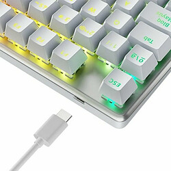 Acheter Clavier pour jeu Newskill Serike V2 Espagnol Qwerty Blanc