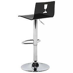 Beliani Tabouret de bar Set de 2 Noir BUSAN pas cher