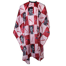 imperméable coupe de cheveux shampooing cape salon de coiffure robe rouge Cape de coiffeur