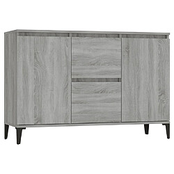 vidaXL Buffet Sonoma gris 104x35x70 cm Bois d'ingénierie