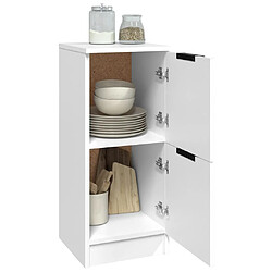 Acheter Maison Chic Buffet,Meuble de Rangement,commode pour salon,Cuisine Blanc 30x30x70 cm Bois d'ingénierie -MN81512