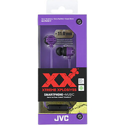 GF TECHNO * ECOUTEUR JVC HA -FR202-V VIOLET