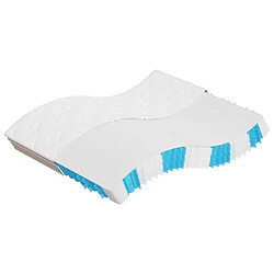 Maison Chic Matelas à ressorts ensachés moyen plus, Matelas doux 160x200 cm -GKD77654