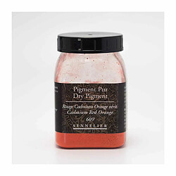 Raphael Pigment pour création de peinture - pot 110 g - Rouge de Cadmium orange véritable