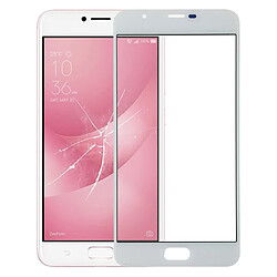 Wewoo Écran avant avec lentille en verre pour Asus ZenFone 4 Max Plus ZC550TL X015D blanc