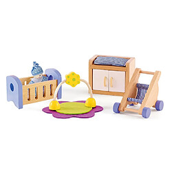 Hape Chambre de bébé pour maison de poupée E3459