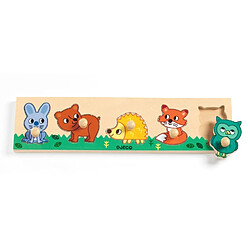 Puzzle en bois gros boutons Forest'n'co - Djeco