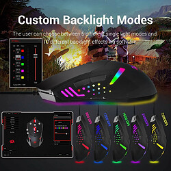 Avis Souris Gamer Redragon CENTROPHORUS2 (M601-RGB) 6 boutons, 7200 DPI, optique, filaire USB, rétroéclairage LED RGB