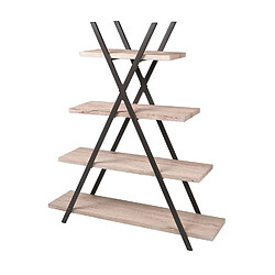 Urban Living Etagère pyramide industrielle Dock - L. 120 x H. 138 cm - Noir Urban Living - Etagère pyramide industrielle Dock - L. 120 x H. 138 cm - Noir - Industriel