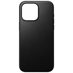 Nomad Coque Modern en Cuir pour iPhone 15 Pro Max Noir 