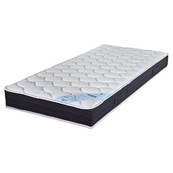 Ebac Matelas 80x200 Rubis - Ressorts - Hauteur 21 cm - Soutien très ferme