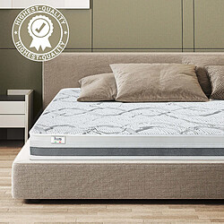 Avis The White Stone Matelas Double 170x200 à mémoire de forme | Premium Quality | Hauteur 20 cm | Made in Italy