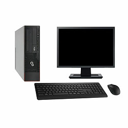 PC Fujitsu E910 DT Ecran 19" Intel i7-3770 RAM 4Go Disque 250Go Windows 10 Wifi - Occasion