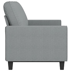 Avis vidaXL Canapé à 3 places Gris clair 180 cm Tissu