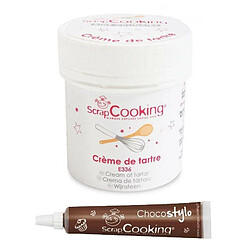 Scrapcooking Crème de tartre + Stylo chocolat 