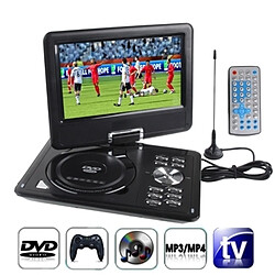 Wewoo 9,5 pouces TFT LCD écran numérique multimédia DVD portable avec lecteur de carte et port USB, TV de PAL / NTSC / SECAM fonction de jeu, rotation de 180 degrés, SD / MS / MMC