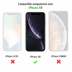 Evetane Coque iPhone Xr Silicone Liquide Douce Anti Chocs, Housse de Protection noir