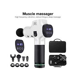 YP Select Massagers pour muscles Handheld Deep Tissue-Handheld Muscle Fascia Massager Deep Tissue- Appareil de massage pour soulager les douleurs musculaires-BLANC