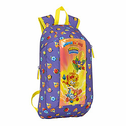 Sac à dos enfant SuperThings Guardians of Kazoom Mini Violet Jaune (22 x 39 x 10 cm) 