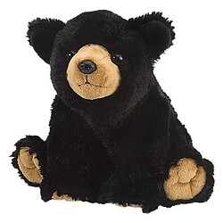 PELUCHE OURS NOIR 30 CM - CUDDLEKINS - WILD REPUBLIC - 80182