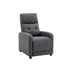 Acheter Vente-Unique Fauteuil relax en tissu anthracite JARAMILO