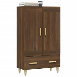 Acheter vidaXL Buffet Chêne marron 70x31x115 cm Bois d'ingénierie