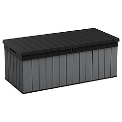 Keter Boîte de rangement de jardin Darwin 380 L Gris