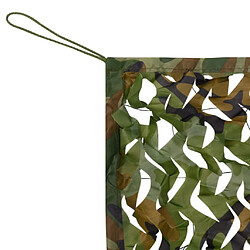 vidaXL Filet de camouflage avec sac de rangement 4 x 4 m