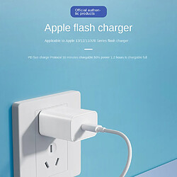 General Chargeur iPhone, 20W Dual USB-C Quick Wall Charger 3FT Câble Lightning Extra Long + Double Port Pliable USBC Apple Charger Charge Rapide pour iPhone 14/13/12/11/XR/XS/SE/iPad(3 pieds) pas cher